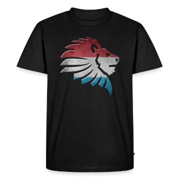 Luxembourg - T-shirt Premium bio Homme - noir - Devant - Nico (187cm)