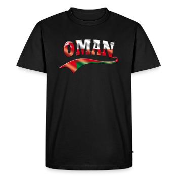 Oman - Men's Premium Organic T-Shirt - black - Front - Nico (187cm)