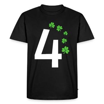 4 - T-shirt Premium bio Homme - noir - Devant - Nico (187cm)