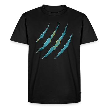 Kazakhstan - T-shirt Premium bio Homme - noir - Devant - Nico (187cm)