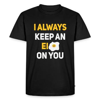 Professeur d’anglais drôle cours d’anglais - T-shirt Premium bio Homme - noir - Devant - Nico (187cm)