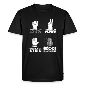 Zerspaner Wochenende Zerspanungsmechaniker CNC - Männer Premium Bio T-Shirt - Schwarz - Vorne - Nico (187cm)