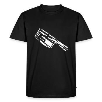 Butcher Heart Butcher Butcher Butcher’s Shop Fleischer - T-shirt Premium bio Homme - noir - Devant - Nico (187cm)