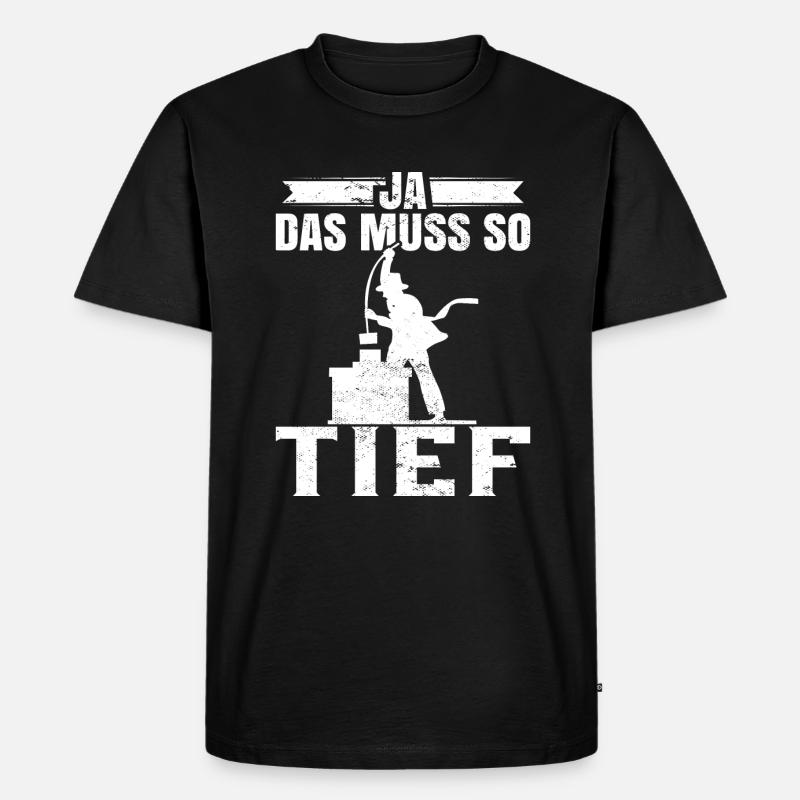 Schornsteinfeger - Männer Premium Bio T-Shirt - Schwarz
