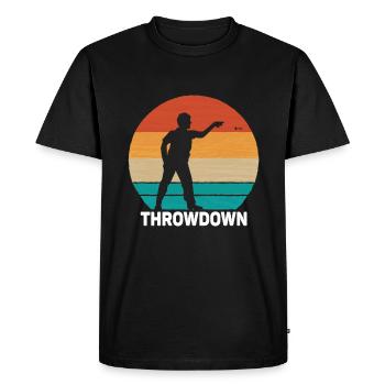 Retro Darts Gift Darts Player Darts - Men's Premium Organic T-Shirt - black - Front - Nico (187cm)