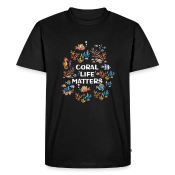 Aquariophile Aquarium - T-shirt Premium bio Homme - noir - Devant - Nico (187cm)