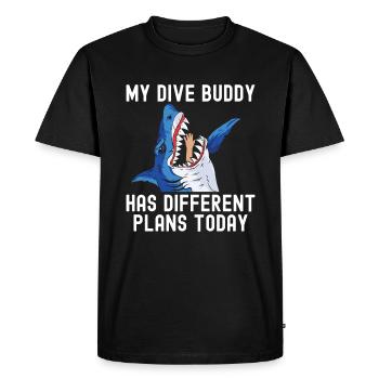 Plongée sous-marine Plongée sous-marine Plongée sous-marine - T-shirt Premium bio Homme - noir - Devant - Nico (187cm)