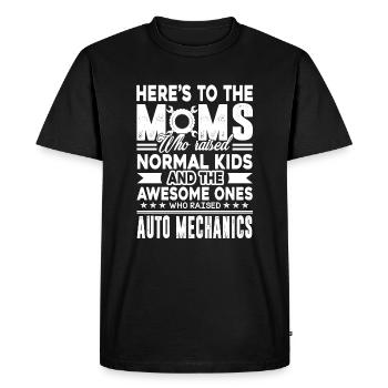 Auto Mechanic Auto Mechanic Mom - Men's Premium Organic T-Shirt - black - Front - Nico (187cm)