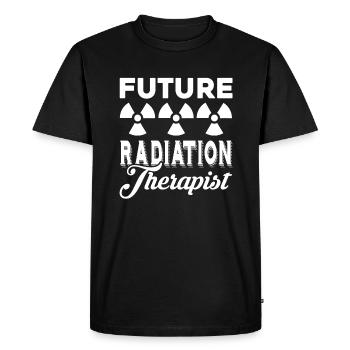 Radiation Therapist Future Radiation Therapist - Men's Premium Organic T-Shirt - black - Front - Nico (187cm)