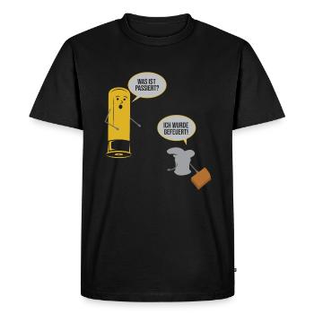 Tir sportif, tir sportif, tireurs sportifs - T-shirt Premium bio Homme - noir - Devant - Nico (187cm)