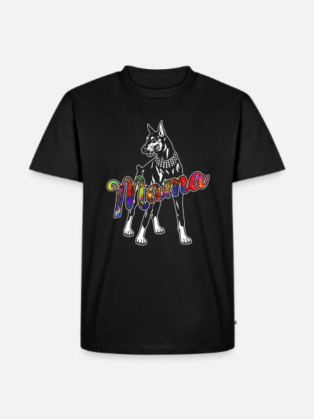 Doberman Pinscher Doberman Pinscher Mama - Men's Premium Organic T-Shirt - black