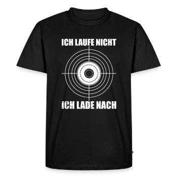 Tir sportif, tir sportif, tireurs sportifs - T-shirt Premium bio Homme - noir - Devant - Nico (187cm)