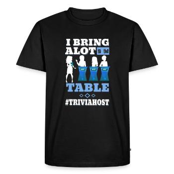 Board Game Night Host Trivia Night - Men's Premium Organic T-Shirt - black - Front - Nico (187cm)