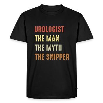 Vasektomie Urologe - Männer Premium Bio T-Shirt - Schwarz - Vorne - Nico (187cm)