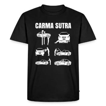 KFZ Mechaniker Mechatroniker Schrauber Garage - Männer Premium Bio T-Shirt - Schwarz - Vorne - Nico (187cm)