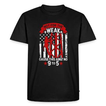 Fountain pen - Men's Premium Organic T-Shirt - black - Front - Nico (187cm)
