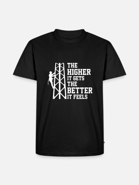 Fountain pen - Männer Premium Bio T-Shirt - Schwarz