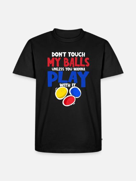 Jonglieren - Männer Premium Bio T-Shirt - Schwarz
