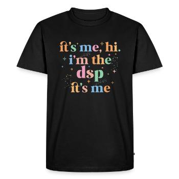 DSP Direct support Professional DSP Nurse - Men's Premium Organic T-Shirt - black - Front - Nico (187cm)