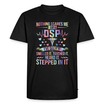DSP Direct support Professional DSP Nurse - Men's Premium Organic T-Shirt - black - Front - Nico (187cm)