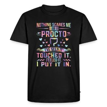 Endoscopy Proctologist Endo - Men's Premium Organic T-Shirt - black - Front - Nico (187cm)