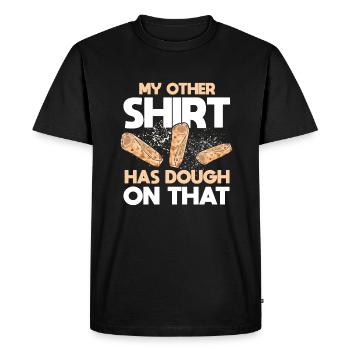 Lefse making lefsa - Men's Premium Organic T-Shirt - black - Front - Nico (187cm)