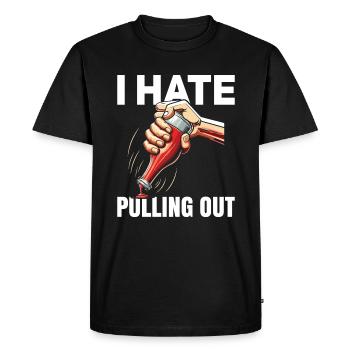 Ketchup - T-shirt Premium bio Homme - noir - Devant - Nico (187cm)