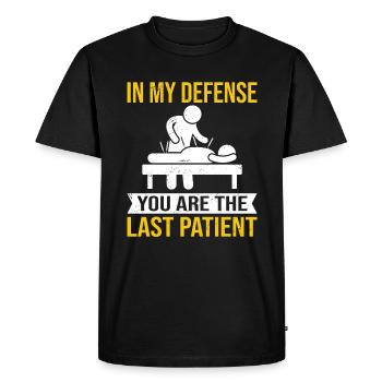 Acupuncturist Acupuncture - Men's Premium Organic T-Shirt - black - Front - Nico (187cm)
