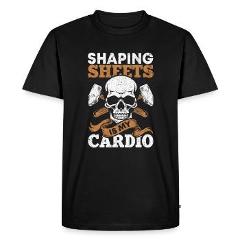 sheet metal worker - Men's Premium Organic T-Shirt - black - Front - Nico (187cm)