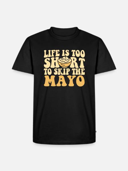 Mayo Lover mayonnaise - Men's Premium Organic T-Shirt - black