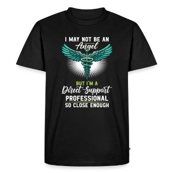 DSP Direct support Professional DSP Nurse - Men's Premium Organic T-Shirt - black - Front - Nico (187cm)