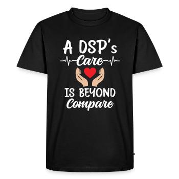 DSP Direct support Professional DSP Nurse - Men's Premium Organic T-Shirt - black - Front - Nico (187cm)