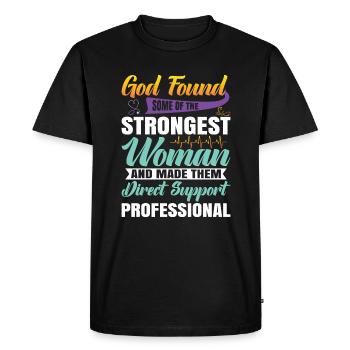 DSP Direct support Professional DSP Nurse - Men's Premium Organic T-Shirt - black - Front - Nico (187cm)