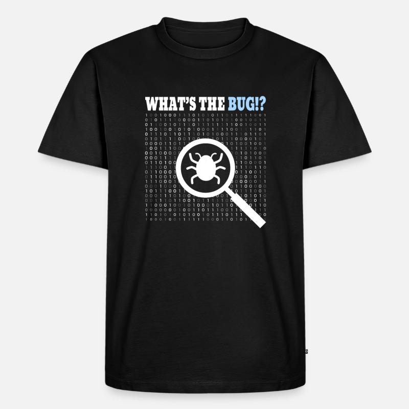 Coding Programmer Coder - Männer Premium Bio T-Shirt - Schwarz
