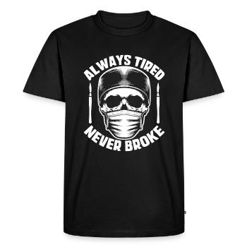 Chirurgien Chirurgien Médecin Chirurgie - T-shirt Premium bio Homme - noir - Devant - Nico (187cm)