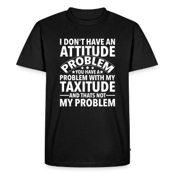Comptable CPA Préparateur de déclarations de revenus - T-shirt Premium bio Homme - noir - Devant - Nico (187cm)