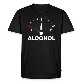 Sobriety Sober Alcohol Abstinence - Men's Premium Organic T-Shirt - black - Front - Nico (187cm)