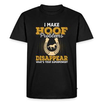 Maréchal-ferrant - T-shirt Premium bio Homme - noir - Devant - Nico (187cm)