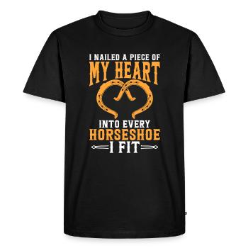 Maréchal-ferrant - T-shirt Premium bio Homme - noir - Devant - Nico (187cm)