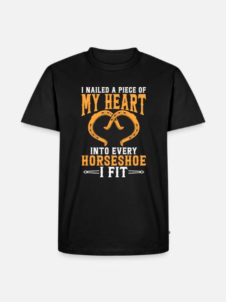 Farrier - Männer Premium Bio T-Shirt - Schwarz