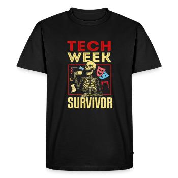 Theater director theatre tech - Men's Premium Organic T-Shirt - black - Front - Nico (187cm)