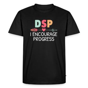 DSP Nurse Direct support Professional - Men's Premium Organic T-Shirt - black - Front - Nico (187cm)