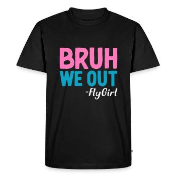 Fly Girl Hôtesse de l’air Hôtesse de l’air - T-shirt Premium bio Homme - noir - Devant - Nico (187cm)