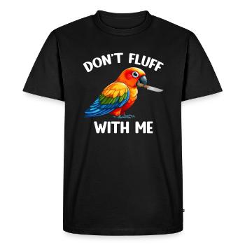 Conure solaire - T-shirt Premium bio Homme - noir - Devant - Nico (187cm)