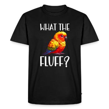 Conure solaire - T-shirt Premium bio Homme - noir - Devant - Nico (187cm)