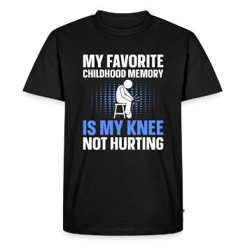 Rheumatoid Arthritis - Men's Premium Organic T-Shirt - black - Front - Nico (187cm)