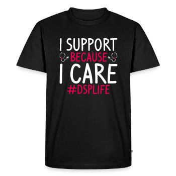 DSP nurse Direct support Professional - Men's Premium Organic T-Shirt - black - Front - Nico (187cm)