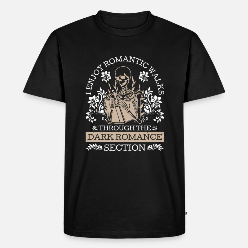 Dark Romance Smut Reader - Men's Premium Organic T-Shirt - black