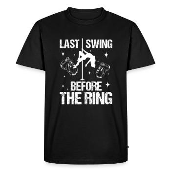 Groom Bachelor party groomsmen - Men's Premium Organic T-Shirt - black - Front - Nico (187cm)