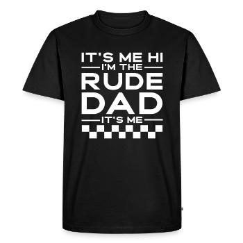 Ska dad musique ska - T-shirt Premium bio Homme - noir - Devant - Nico (187cm)